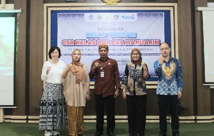 Kelas Industri dan CSR Kelas Bahasa Mandarin, PT TMAI Kerjasama dengan SMK Negeri 2 Kendal