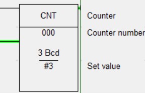 Perintah Penggunaan Count pada PLC Omron